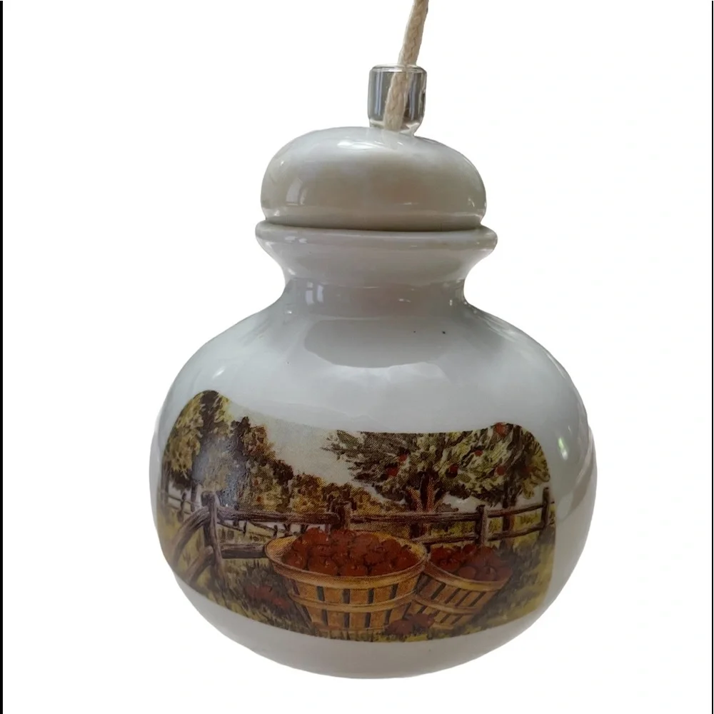 Vintage Miniature Oil Lamp